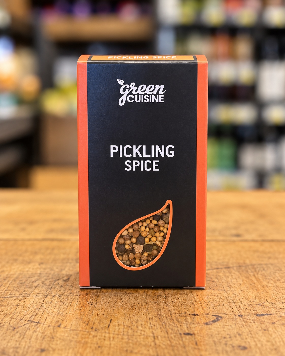 Green Cuisine pickling spice, a whole spice blend for pickling onions, beetroot and red cabbage